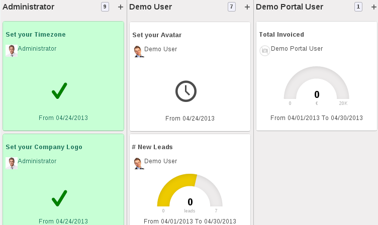 Odoo image and text block