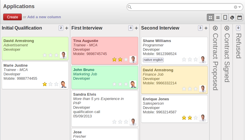 Odoo image and text block